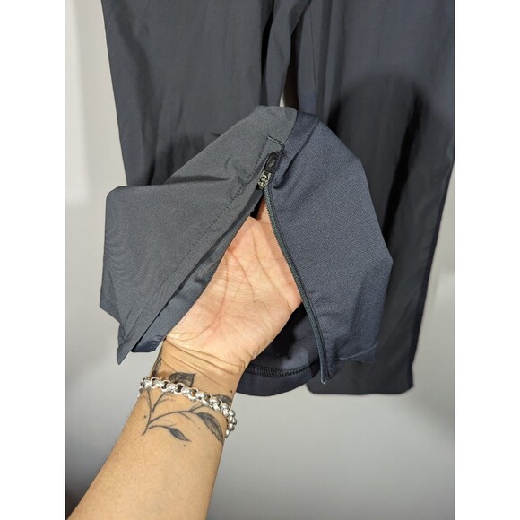 VRST Pants Men S Black Lightweight Athletic Workout Joggers with Ankle Zippers - Picture 6 of 7